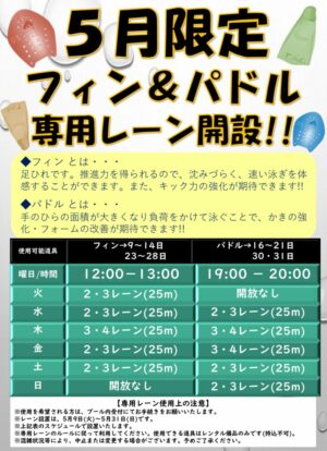 フィンパドル使用コースPOP1のサムネイル